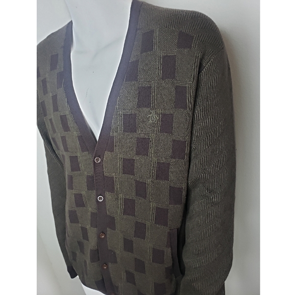 NWT Original Penguin Cardigan Sweater - Picture 3 of 12